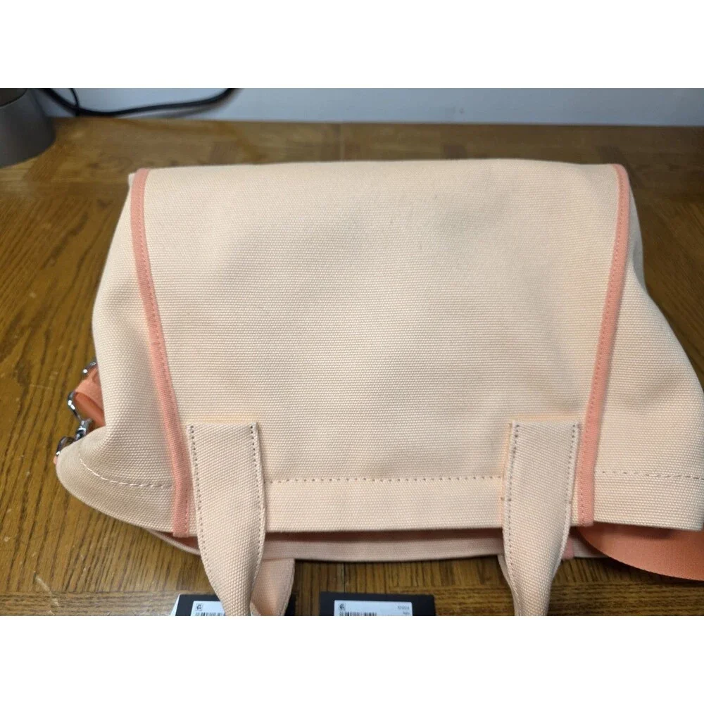 Kate Spade Dash Canvas Tote Bag In Light Cantaloupe With Wristlet